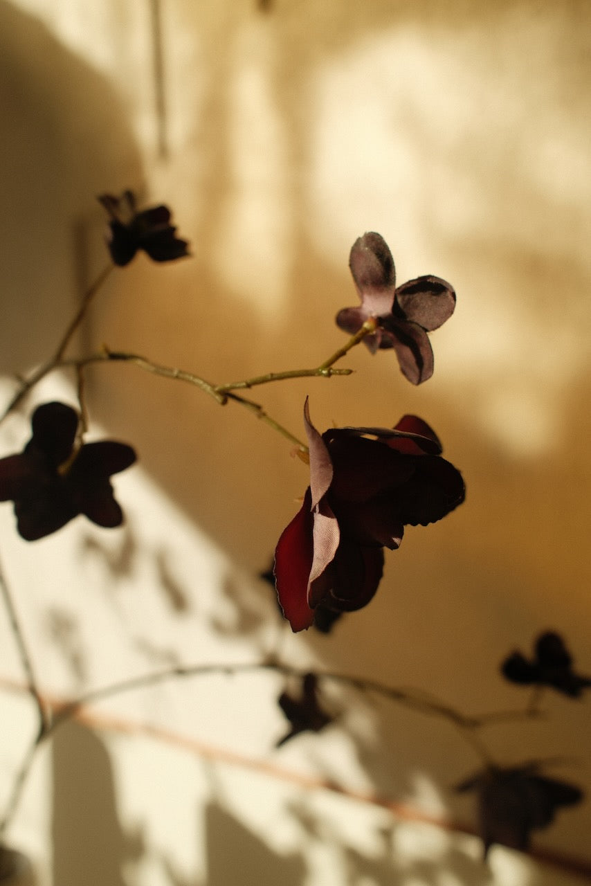 Kunsttak Hortensia tak Bordeaux 75 cm