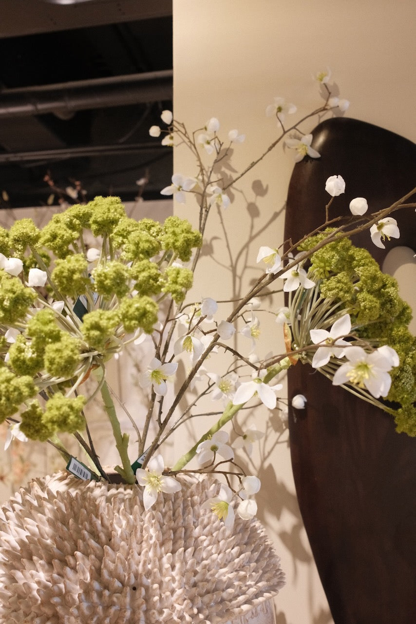 Kunsttak Thalictrum Creme 124 cm