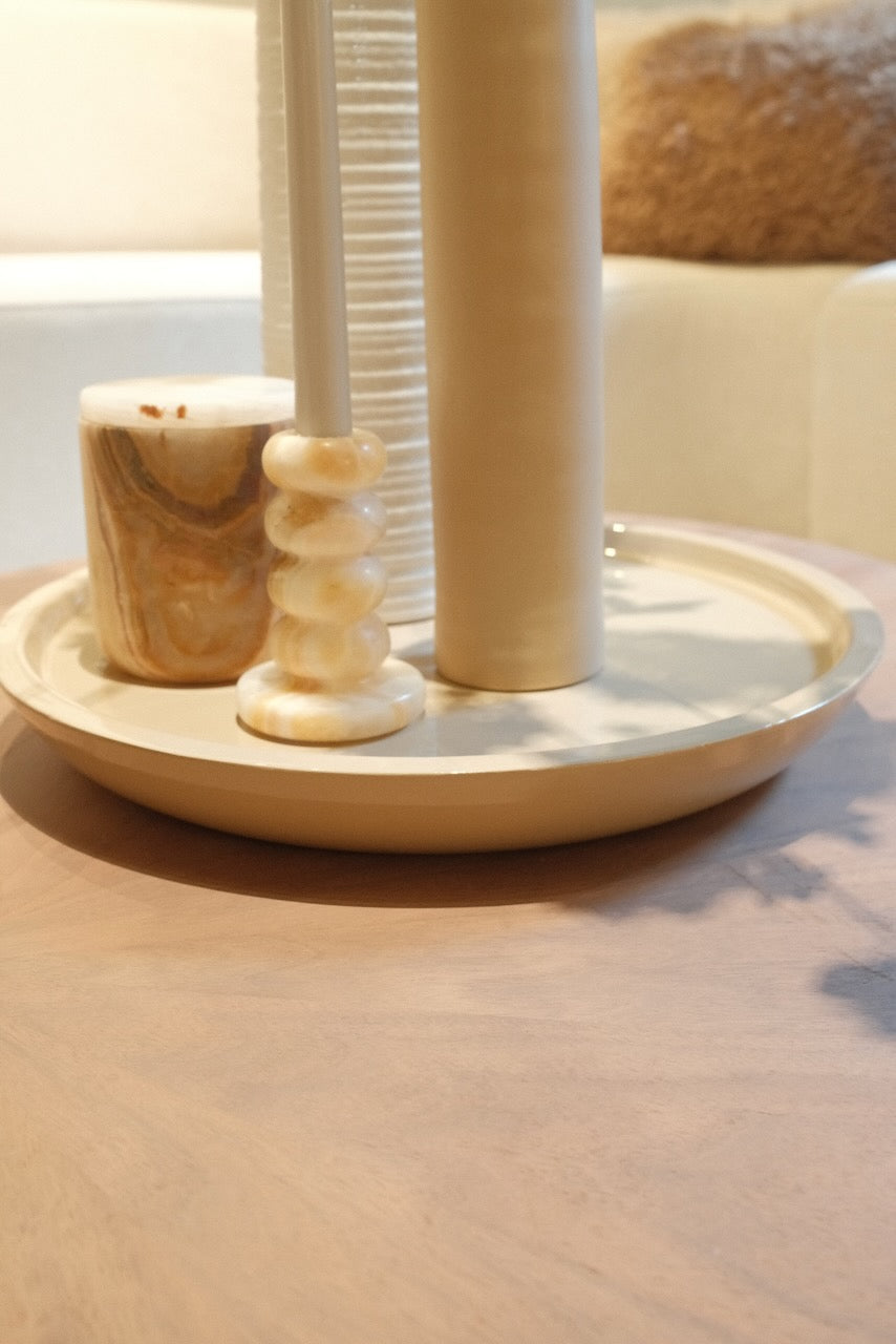 Schaal Ada Ø42x5 cm sand