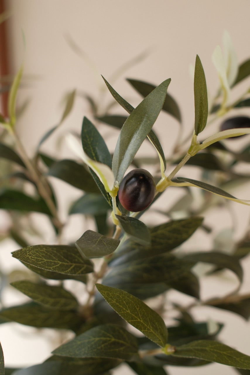 Kunstboom Olijf op stam 65 cm Groen