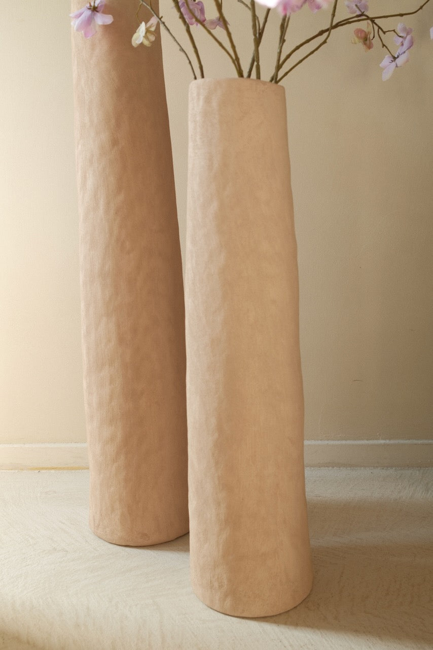 Vase Soave 17x76 cm - light brown