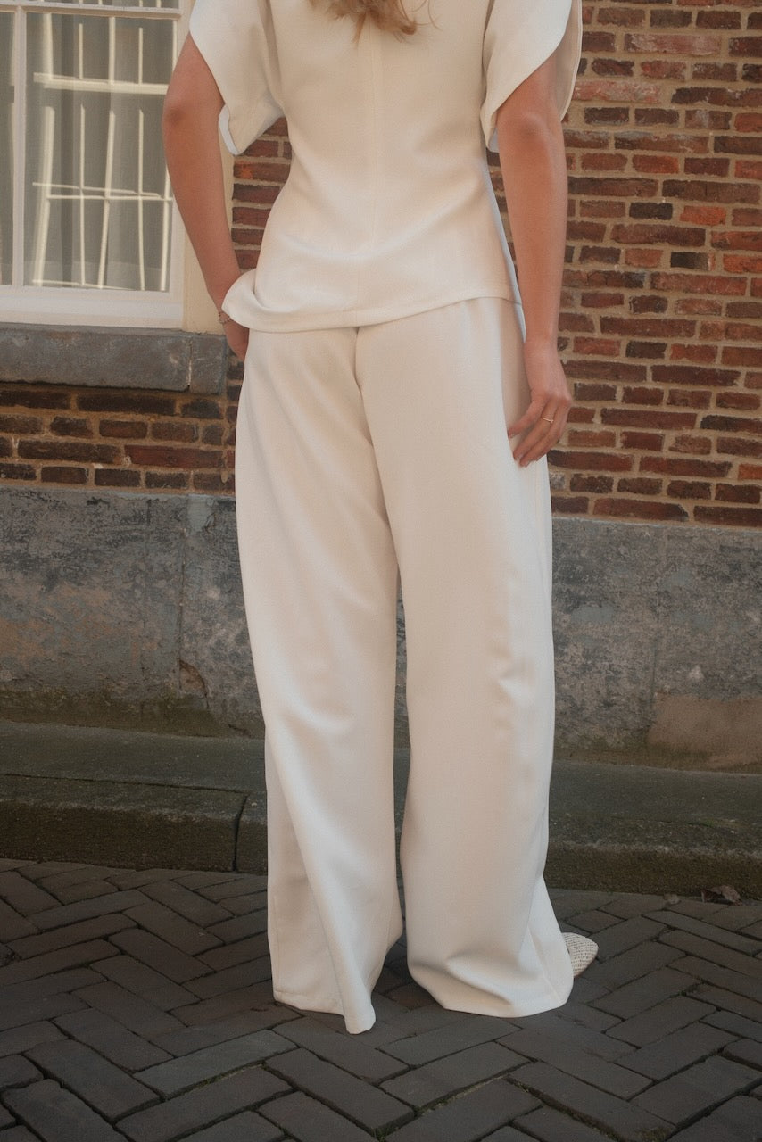 Pantalon Mila wit