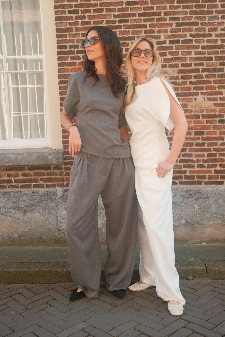 Pantalon Mila wit