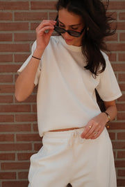 T-shirt Mirel wit