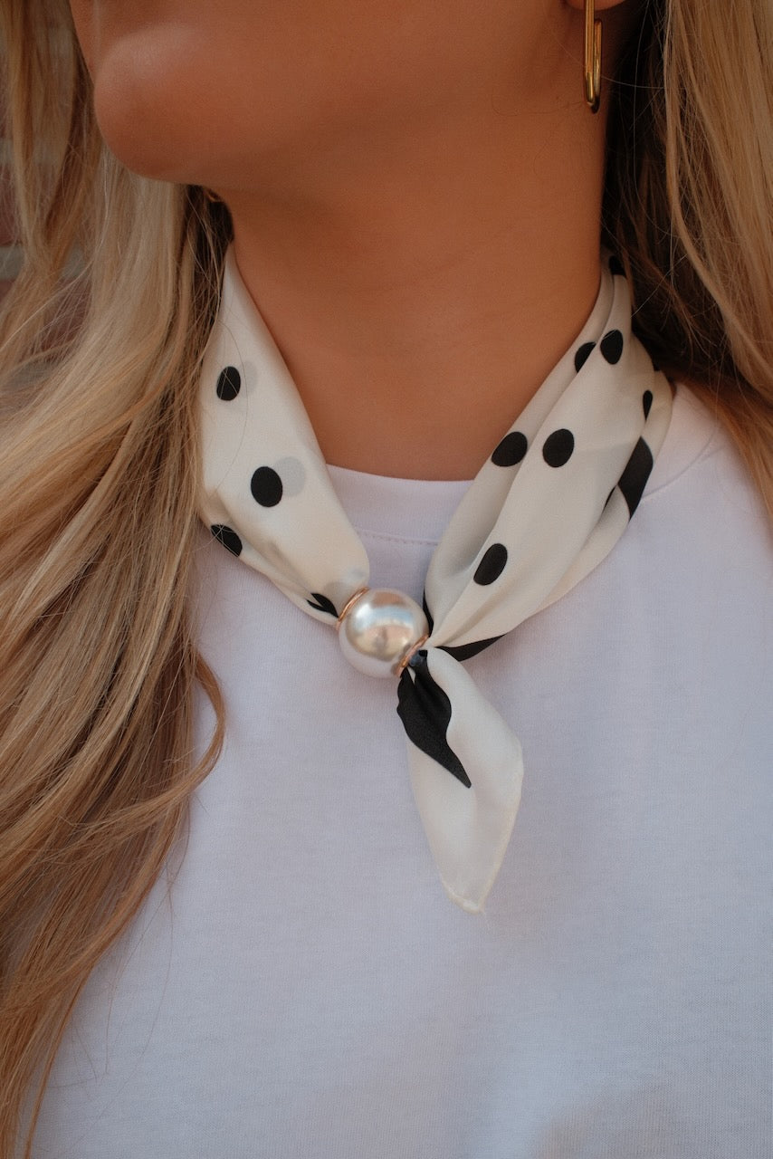 Sjaal Knoop Wit