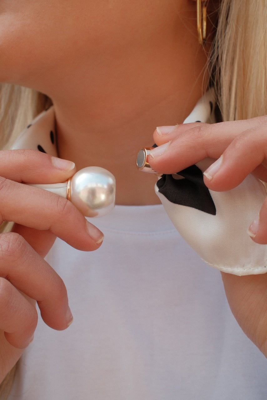 Sjaal Knoop Wit