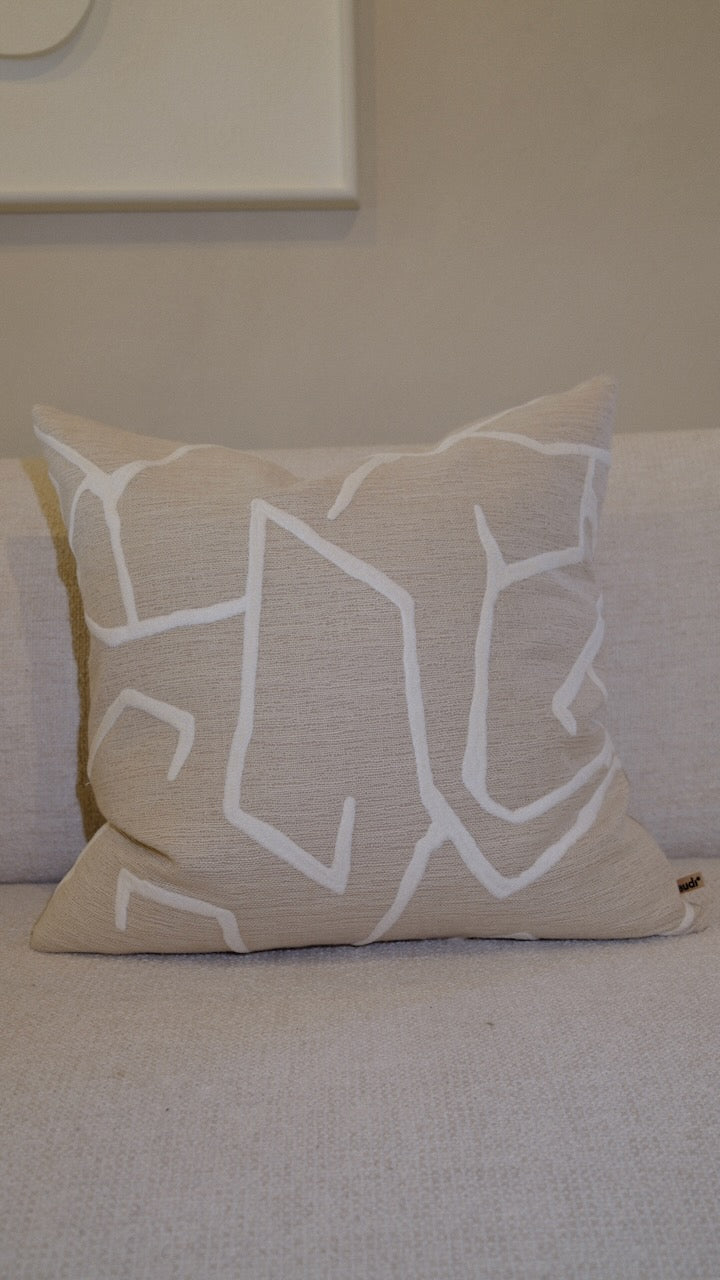 Kussen Tifella 50 x 50 cm naturel