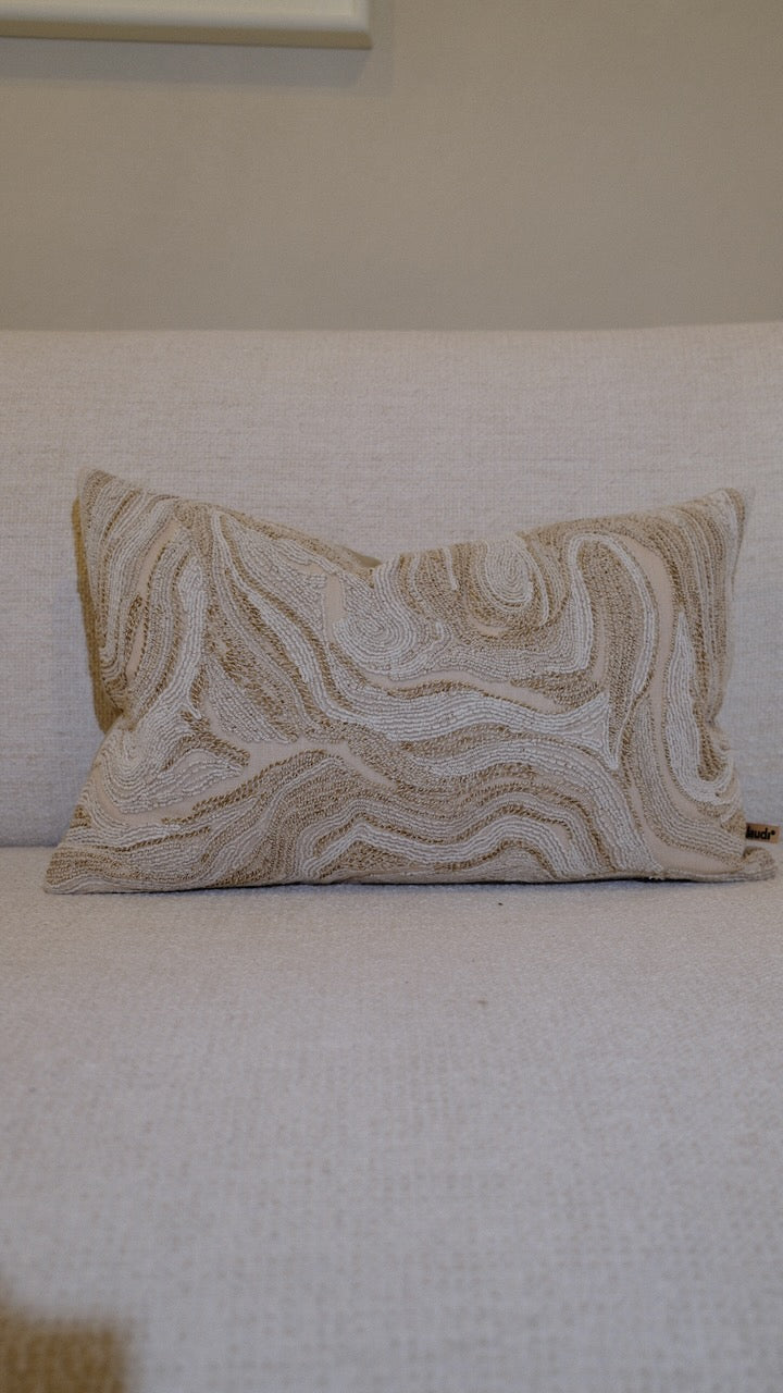 Kussen Ondetty 30 x 45 cm sand