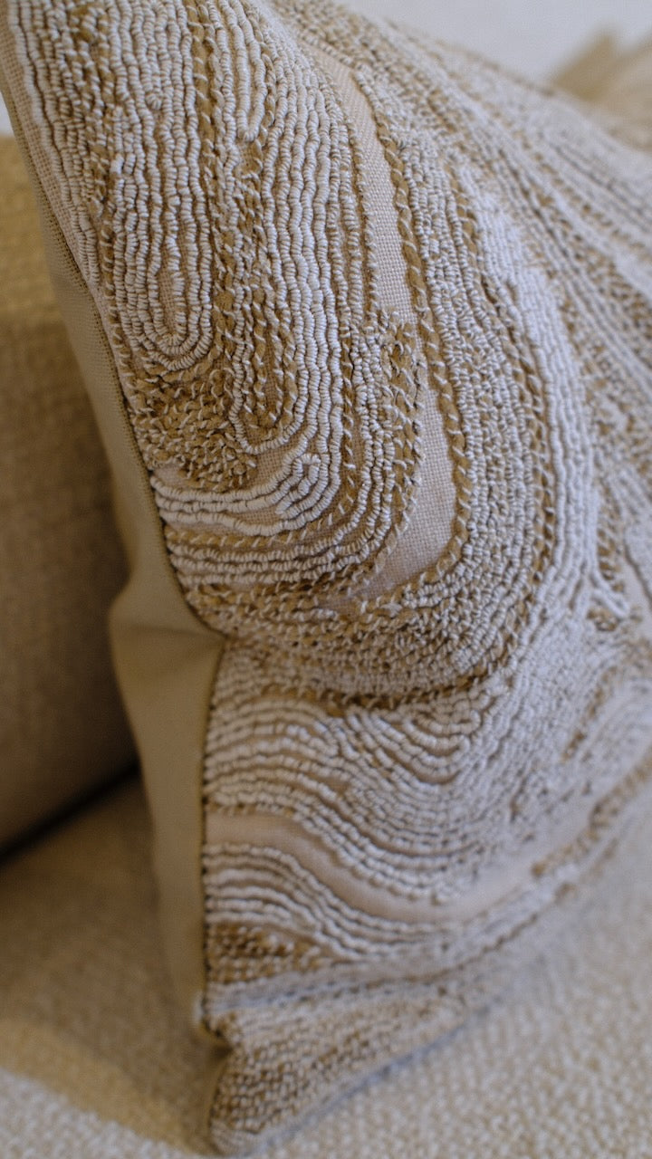 Kussen Ondetty 30 x 45 cm sand