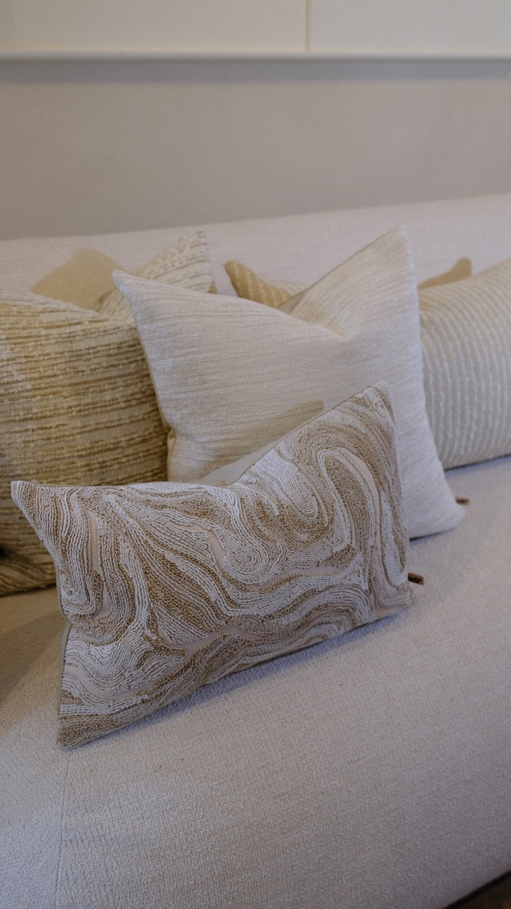 Kussen Ondetty 30 x 45 cm sand