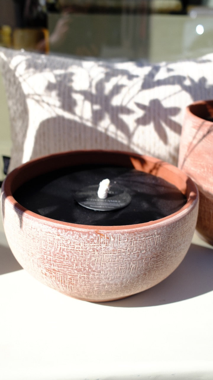 Buitenkaars terracotta pot ø 23 cm - flower pot