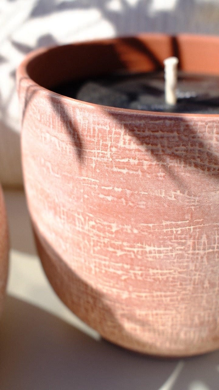 Buitenkaars terracotta pot ø 18 cm - flower pot