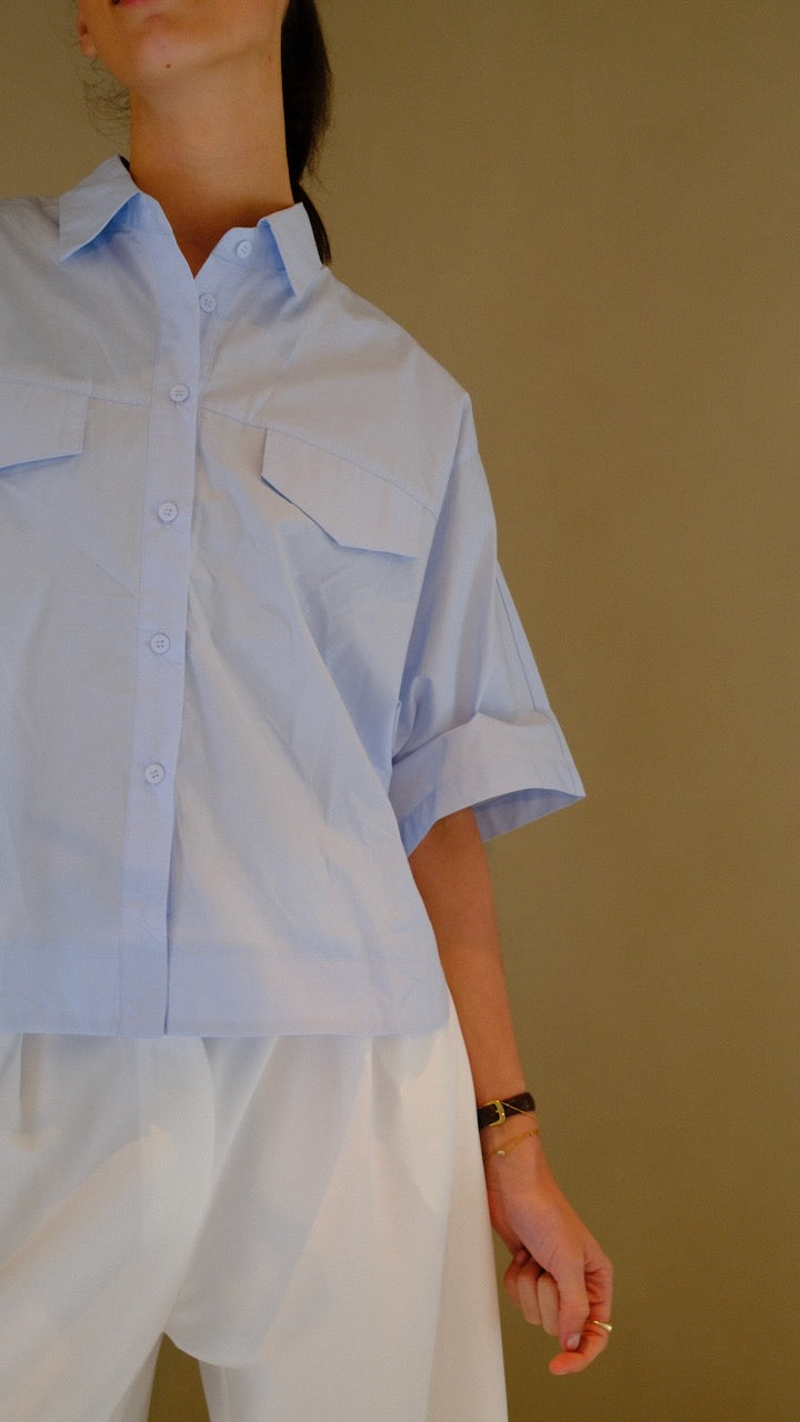 Blouse Kiki Licht Blauw