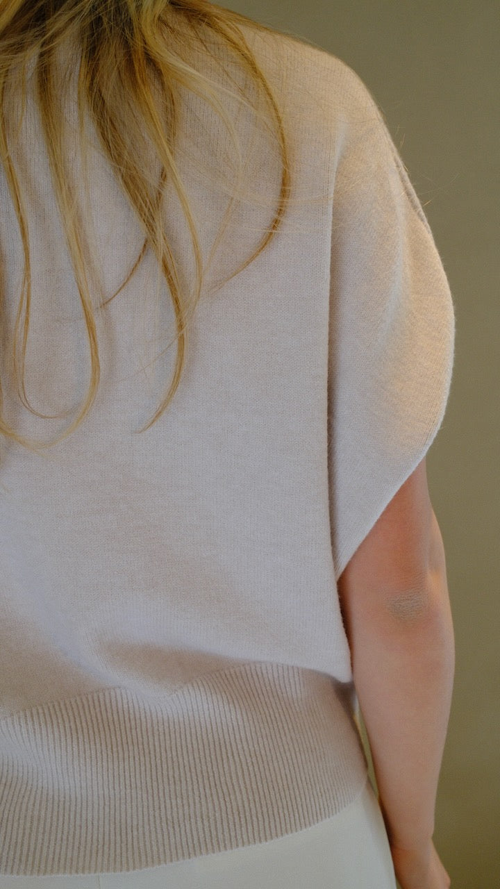 Top gebreid Noé Beige