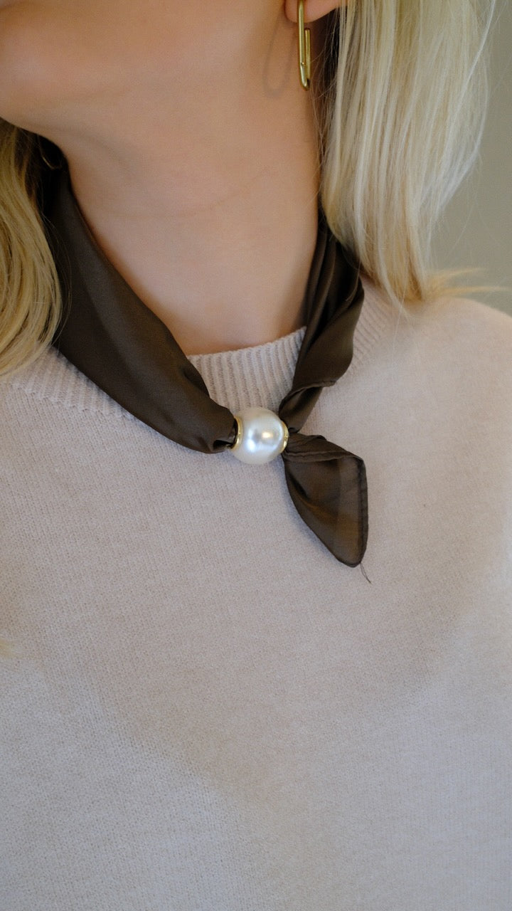 Sjaal Knoop taupe