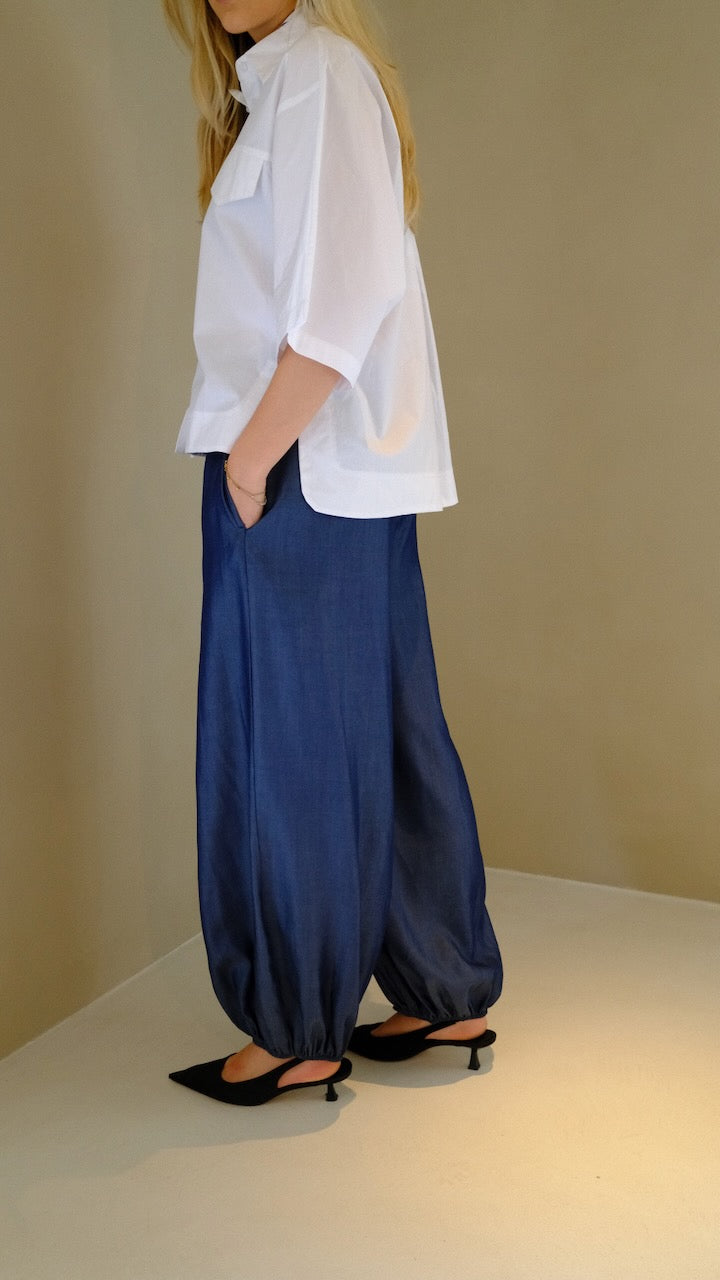 Broek Mavi Donker Blauw