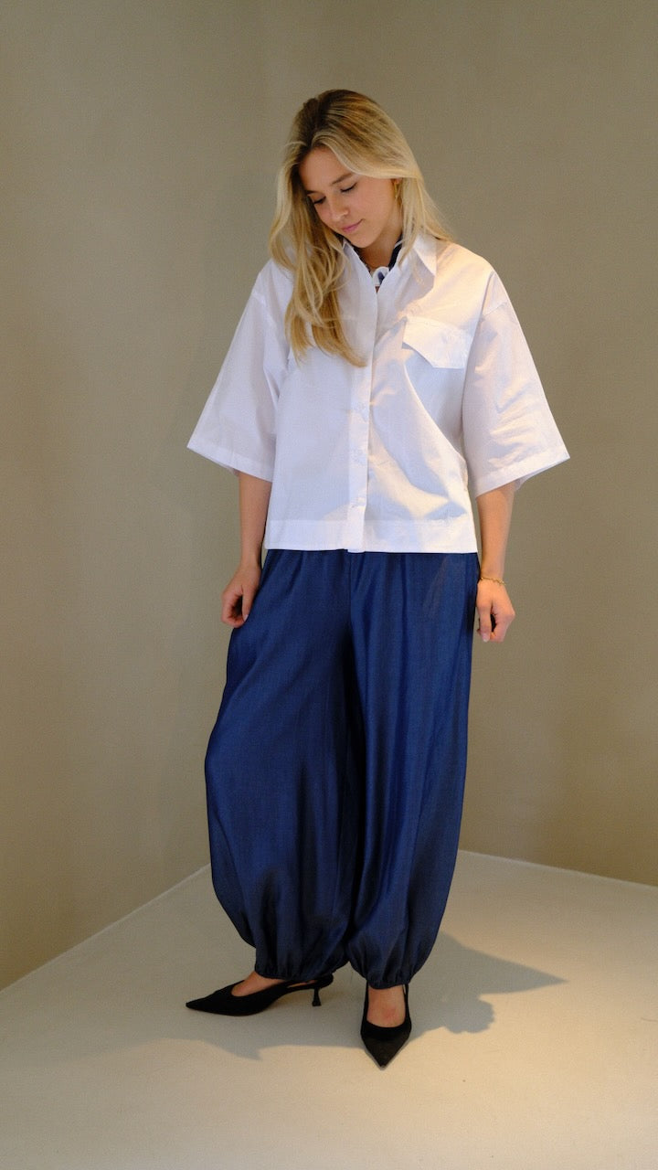 Broek Mavi Donker Blauw