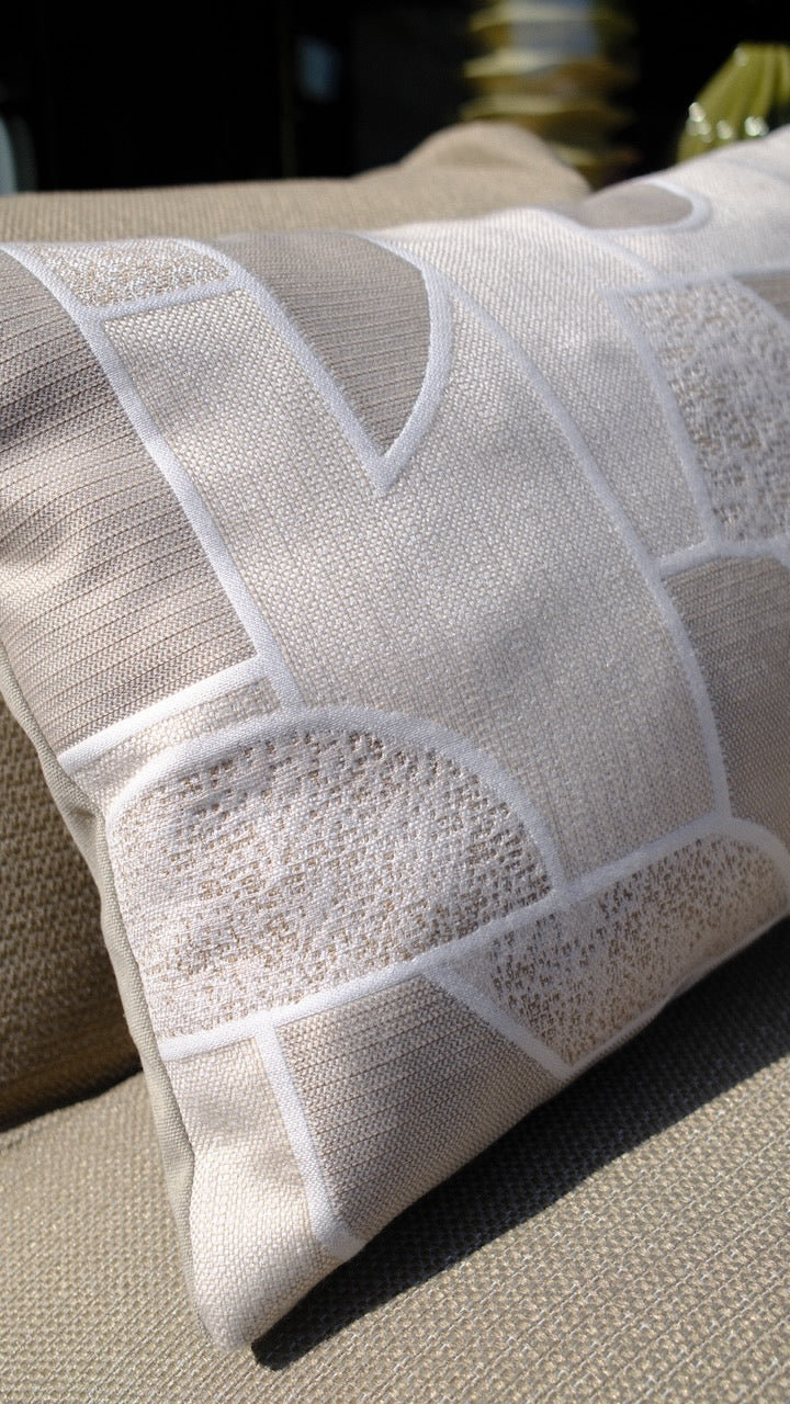 Outdoor Kussen 60 x 40 cm Territory Alum