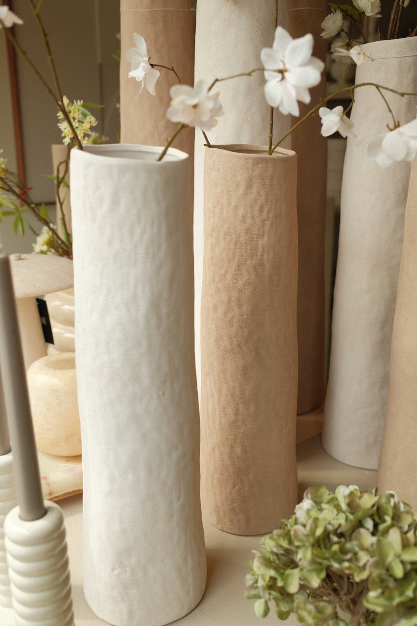 Vase Soave 17x76 cm - light brown