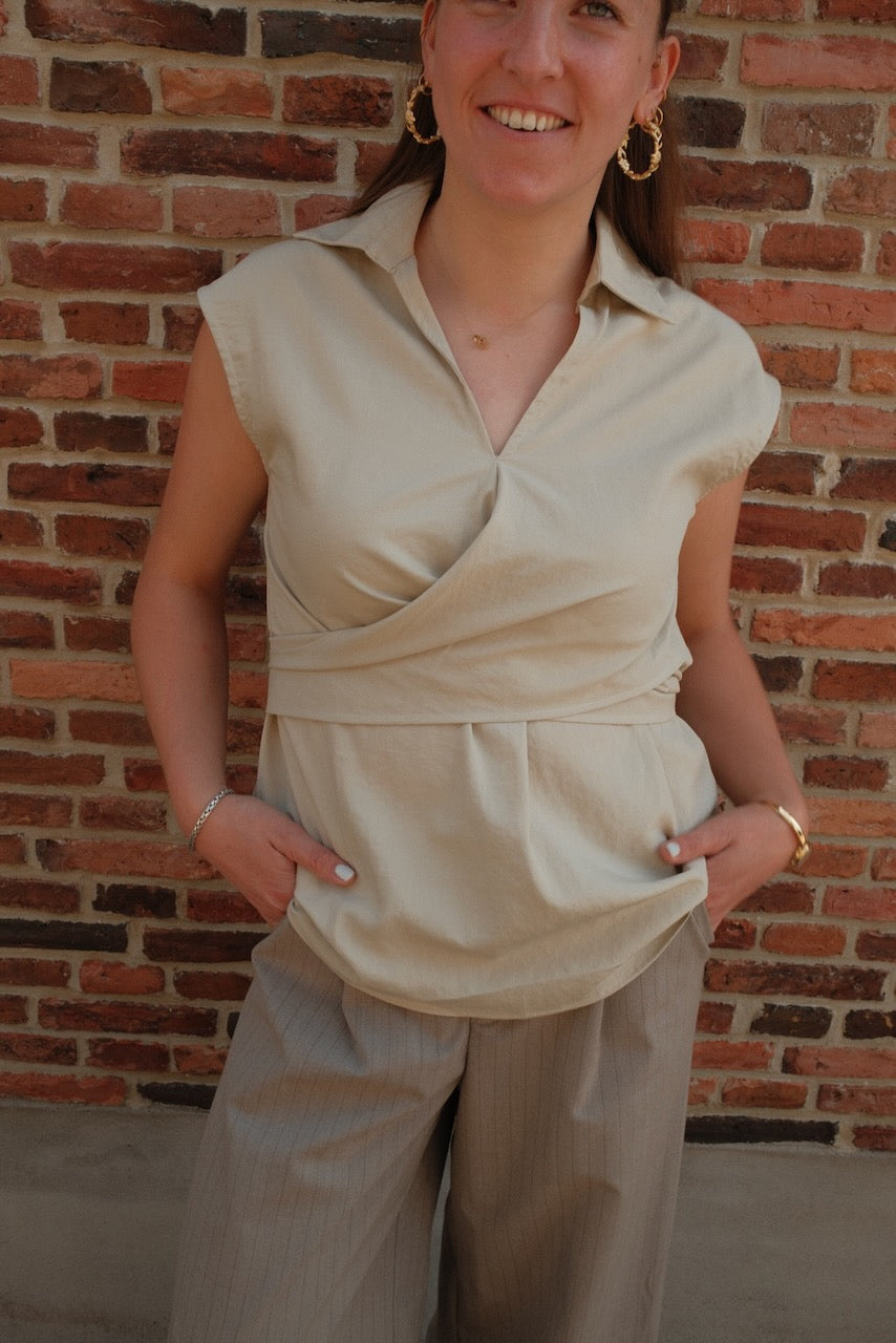Blouse Isla beige