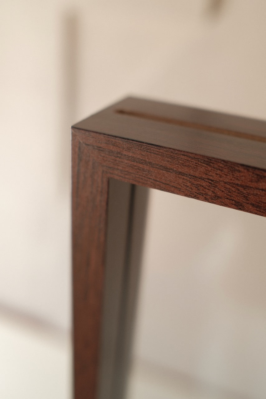 Fotolijst Floating walnut Large walnut