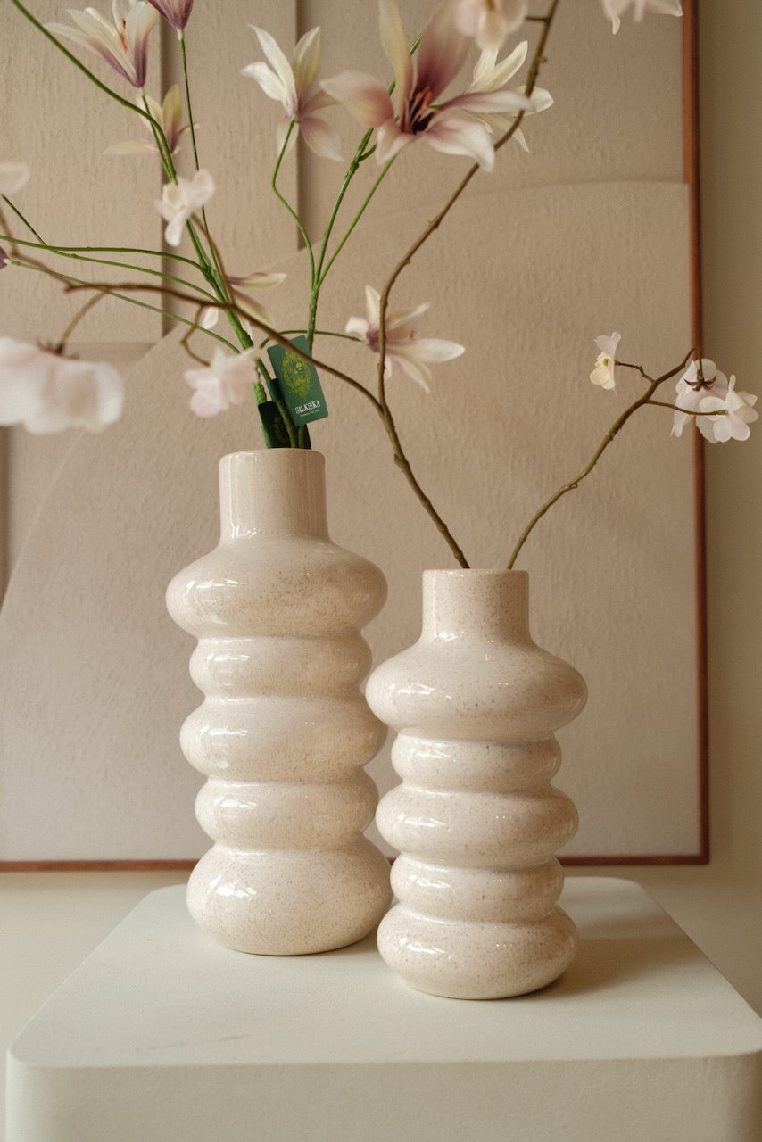 Vaas Pebbles beige M