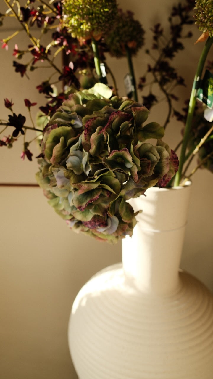 Kunsttak Hortensia Steel BLW/GRN