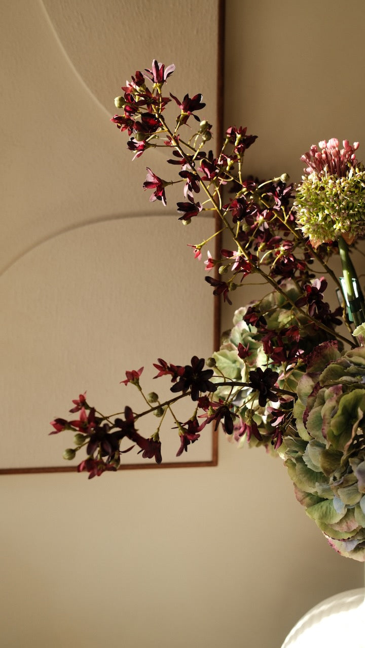 Kunsttak Hyacint tak Bordeaux