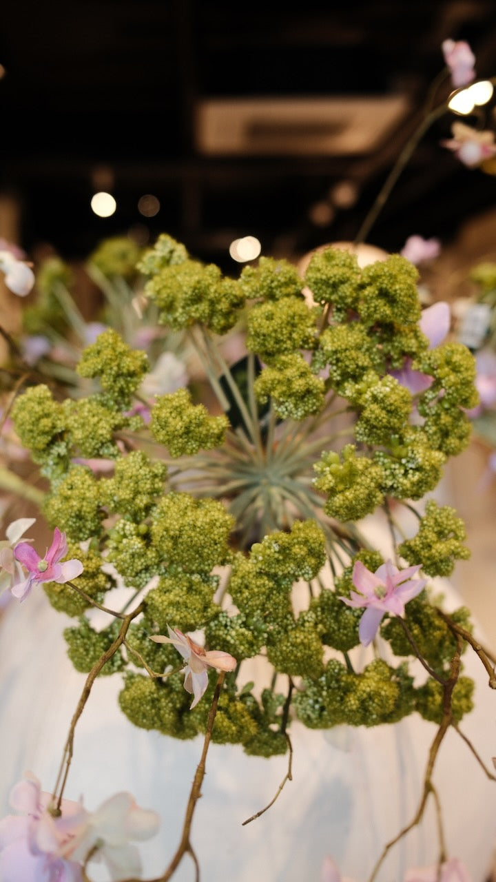 Kunsttak Dille steel Groen 85 cm