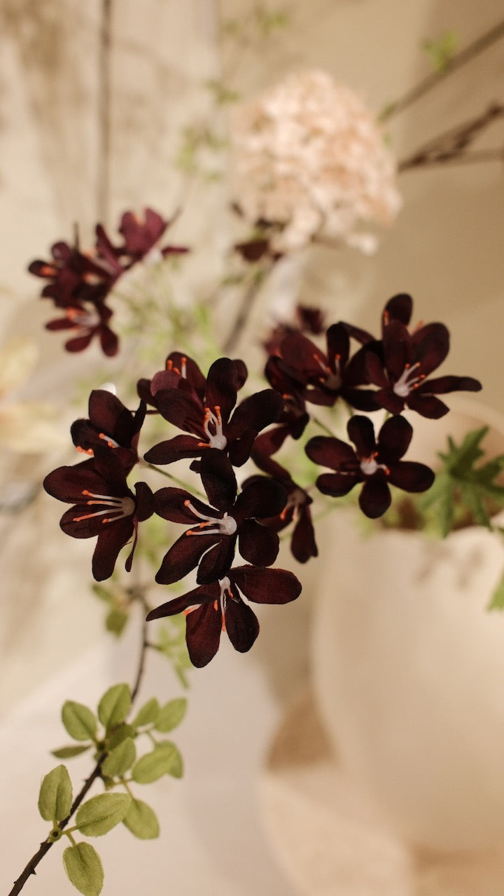 Kunsttak Geranium tak Bordeaux