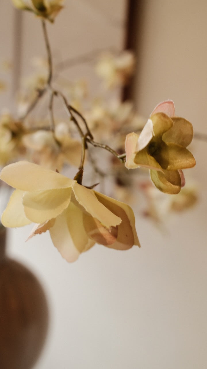 Kunsttak Hortensia tak GRN/ROZ