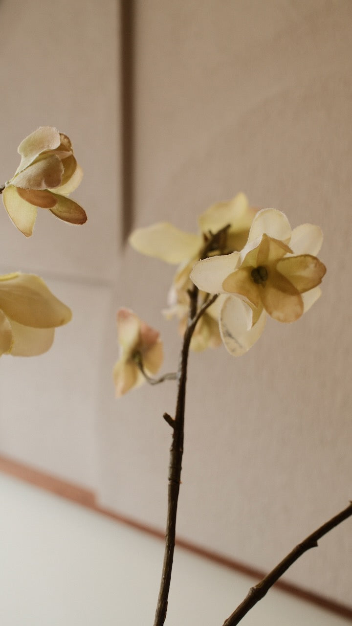 Kunsttak Hortensia tak GRN/ROZ