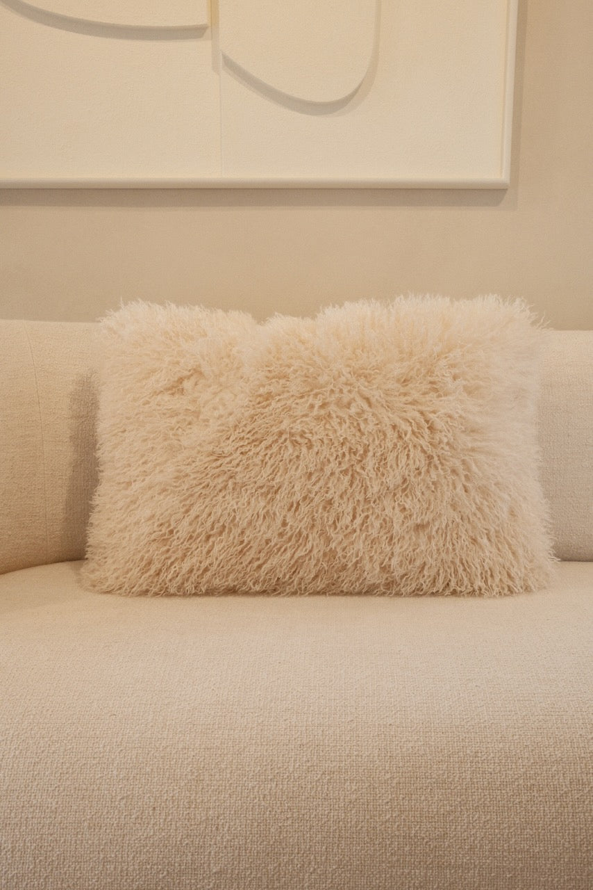 Kussen Doodly beige 40 x 60 cm