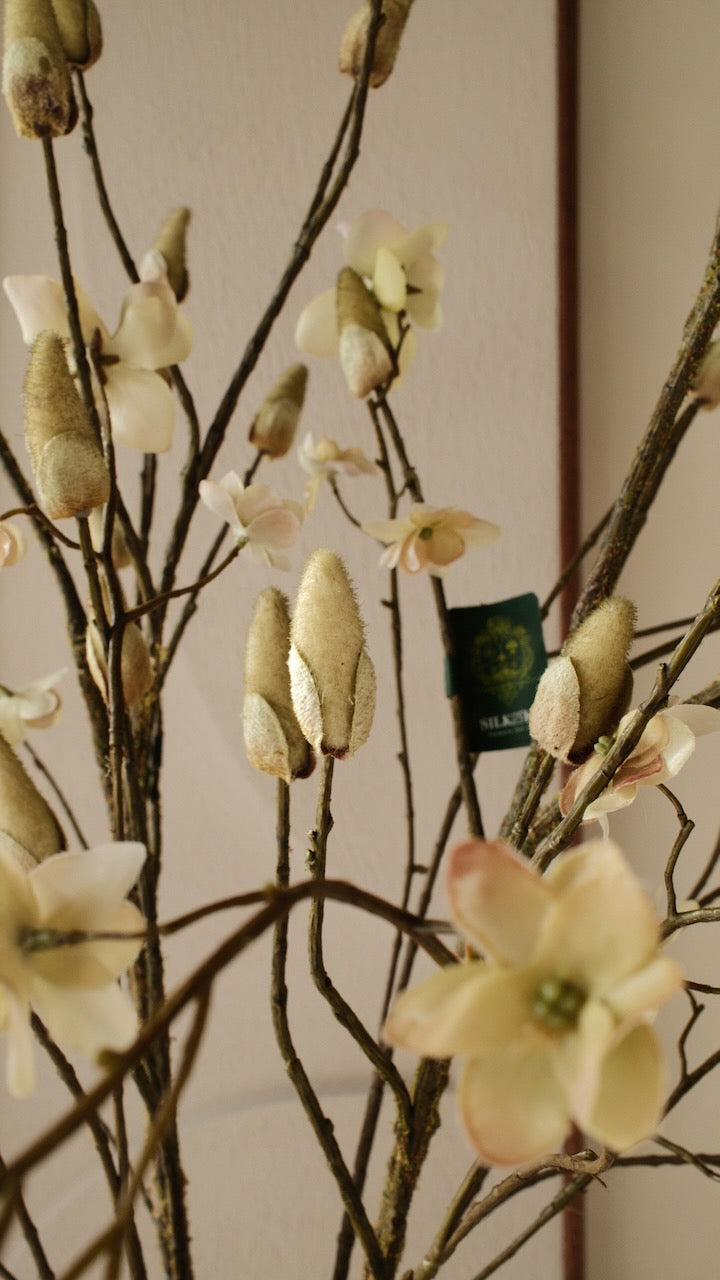 Kunsttak Magnolia tak bruin