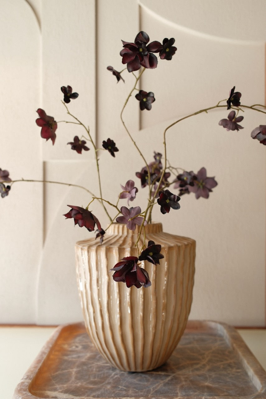 Kunsttak Hortensia tak Bordeaux 75 cm