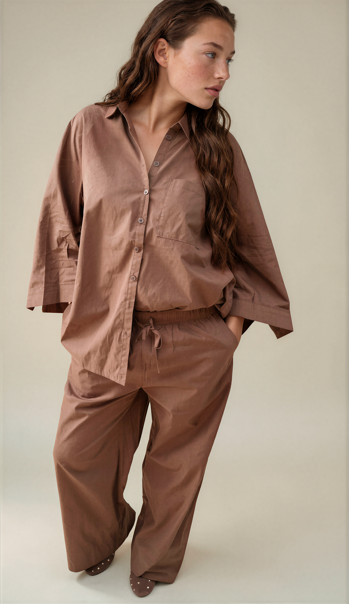 Broek Liv bruin