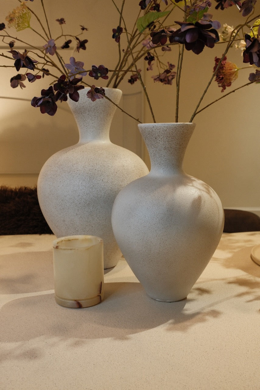 Vaas Sulmona Ø31,5x48,5 cm mat creme