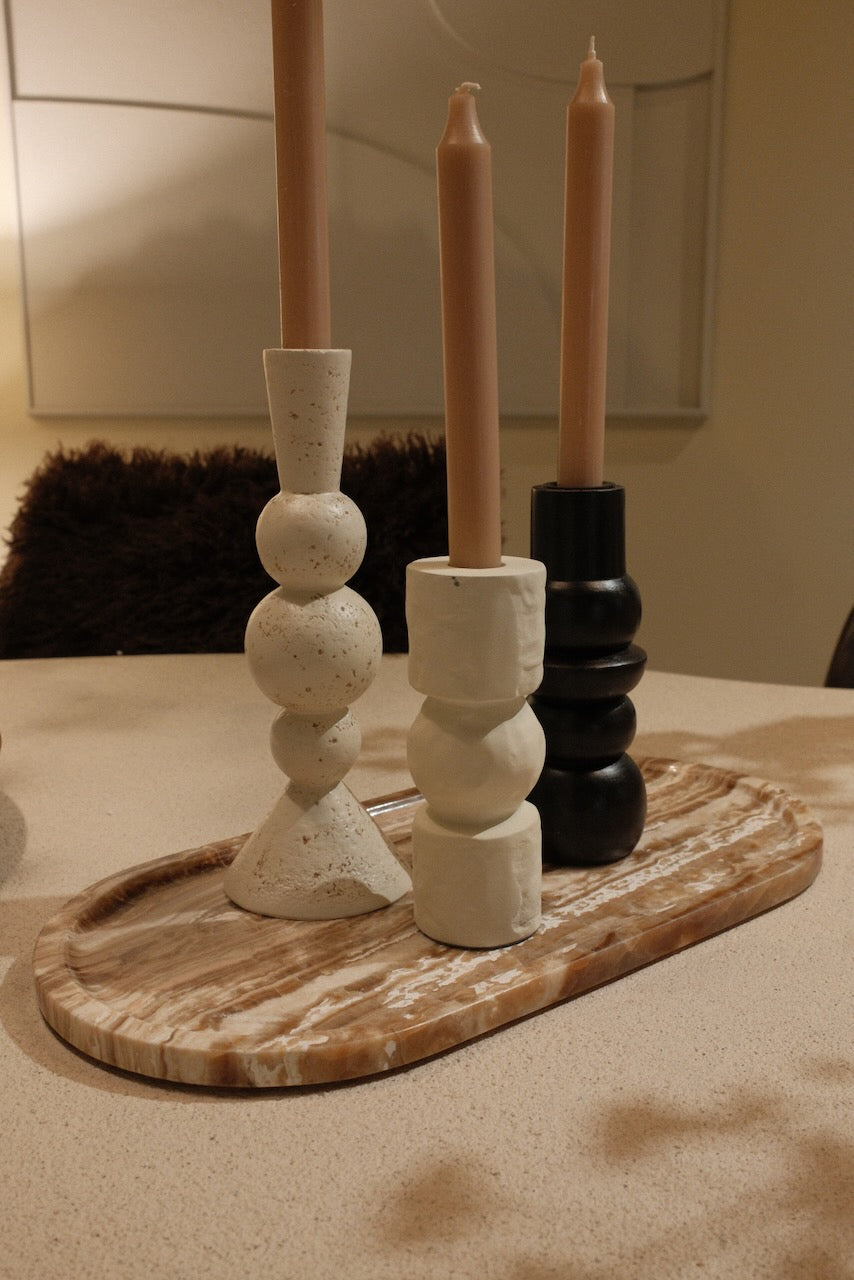 Kandelaar Formado S donkerbruin