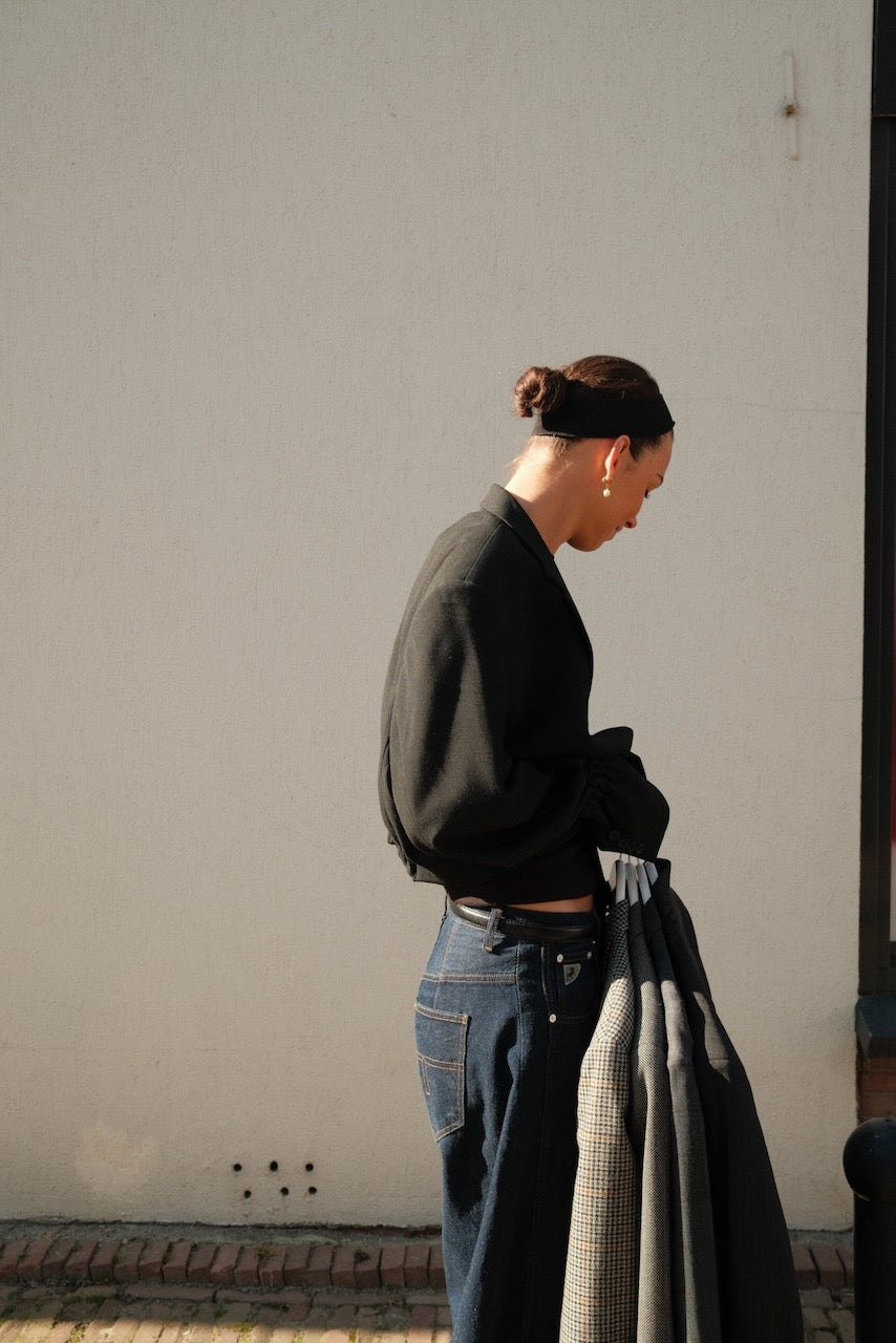 Blazer Cropped Blazer zwart