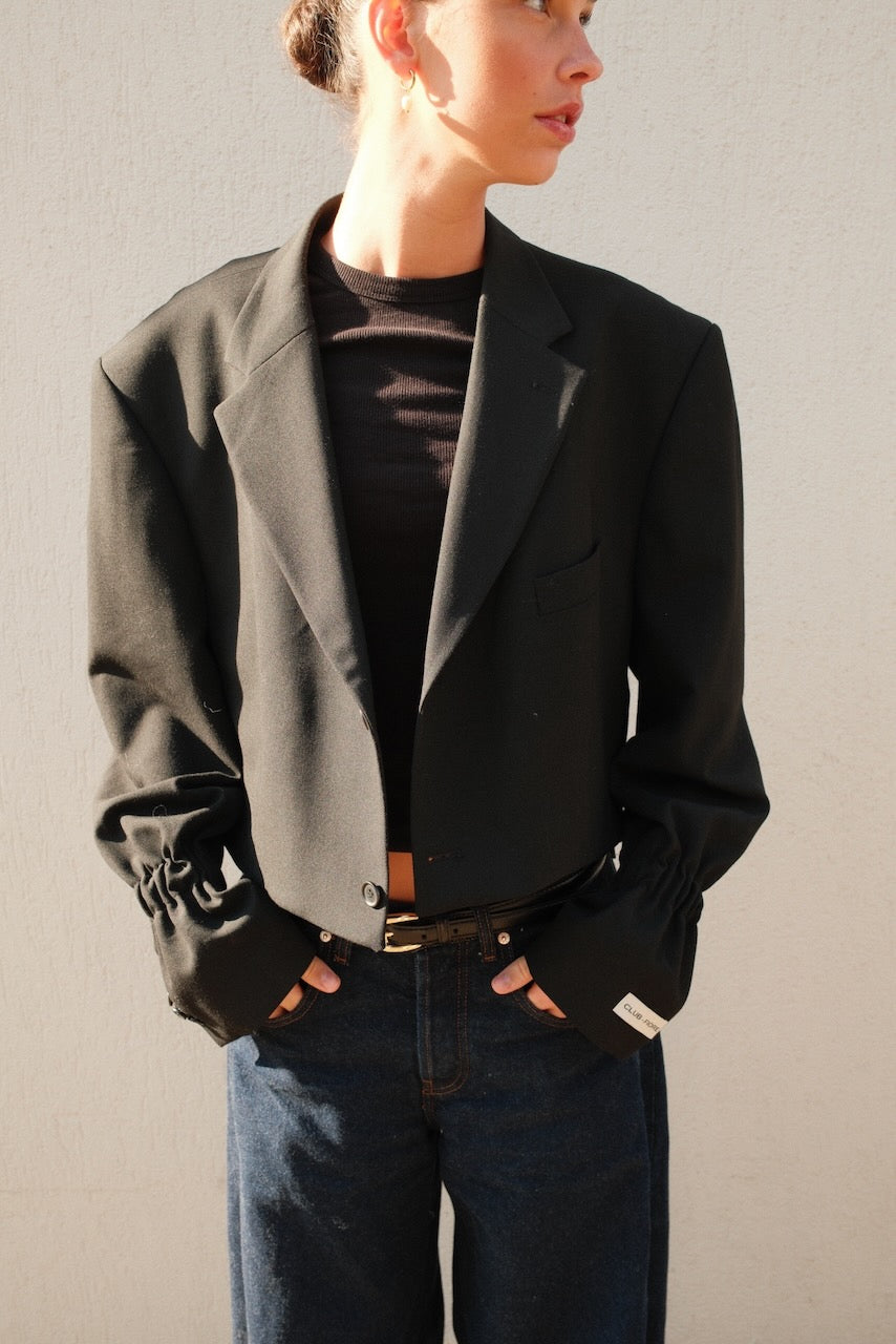 Blazer Cropped Blazer zwart