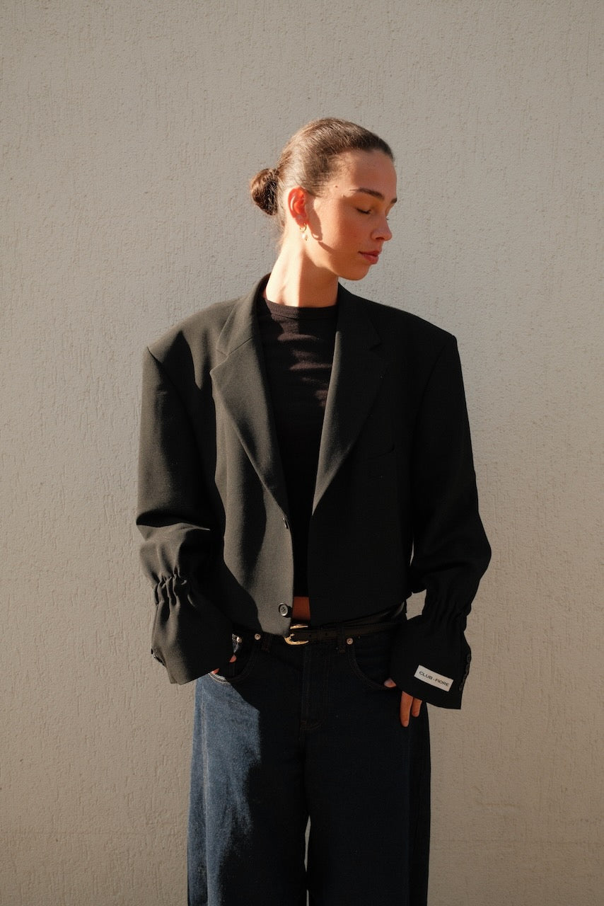 Blazer Cropped Blazer zwart