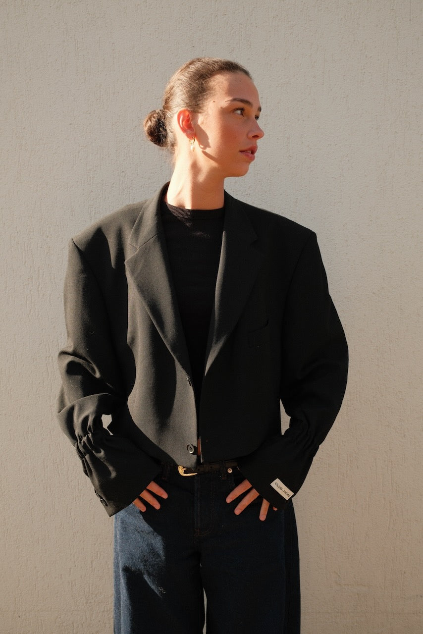 Blazer Cropped Blazer zwart