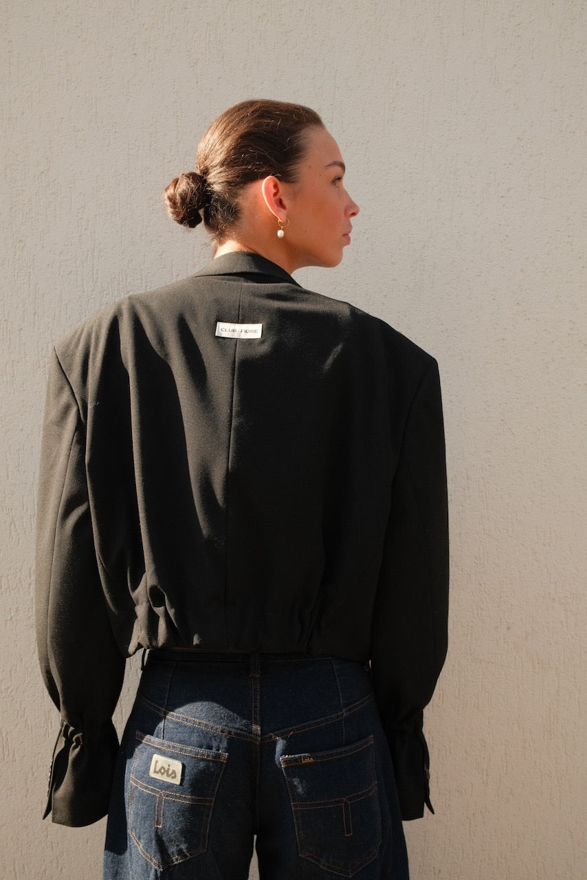 Blazer Cropped Blazer zwart