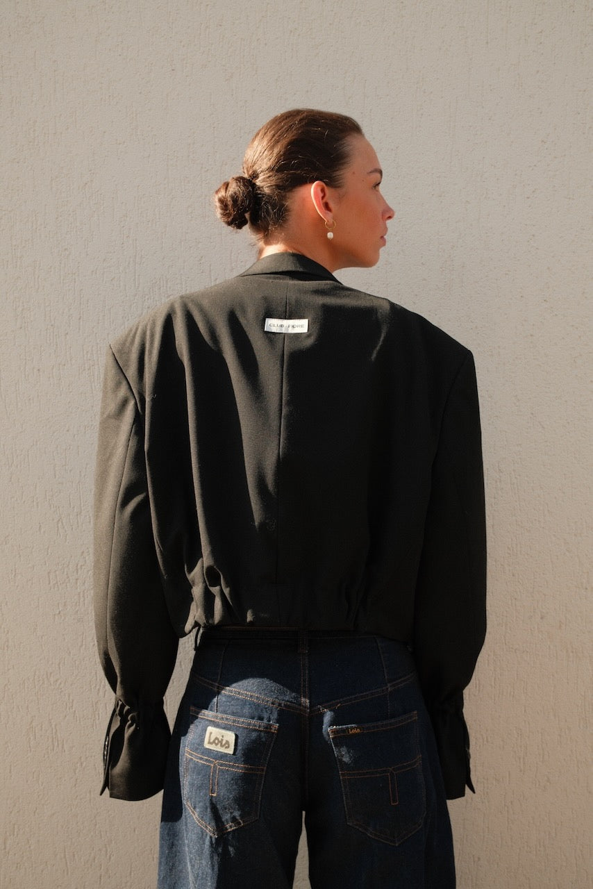 Blazer Cropped Blazer zwart