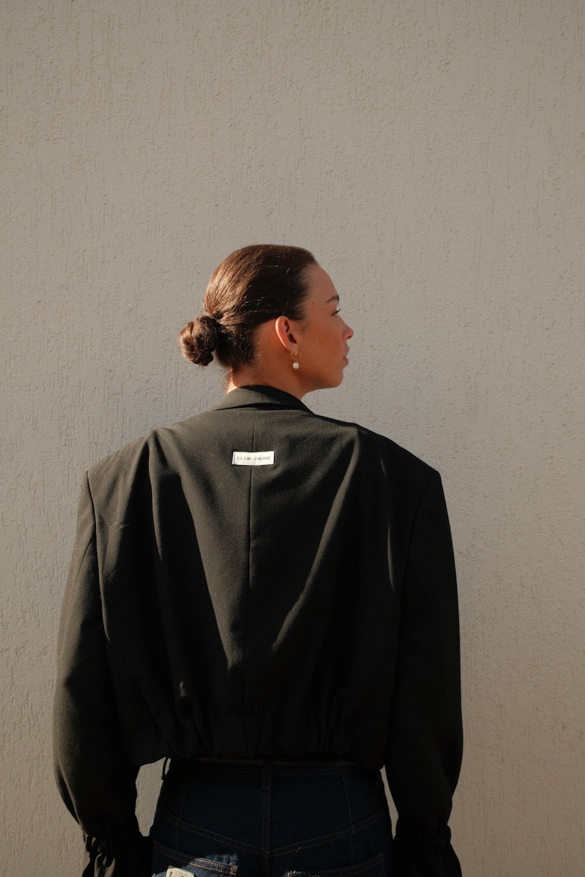 Blazer Cropped Blazer zwart