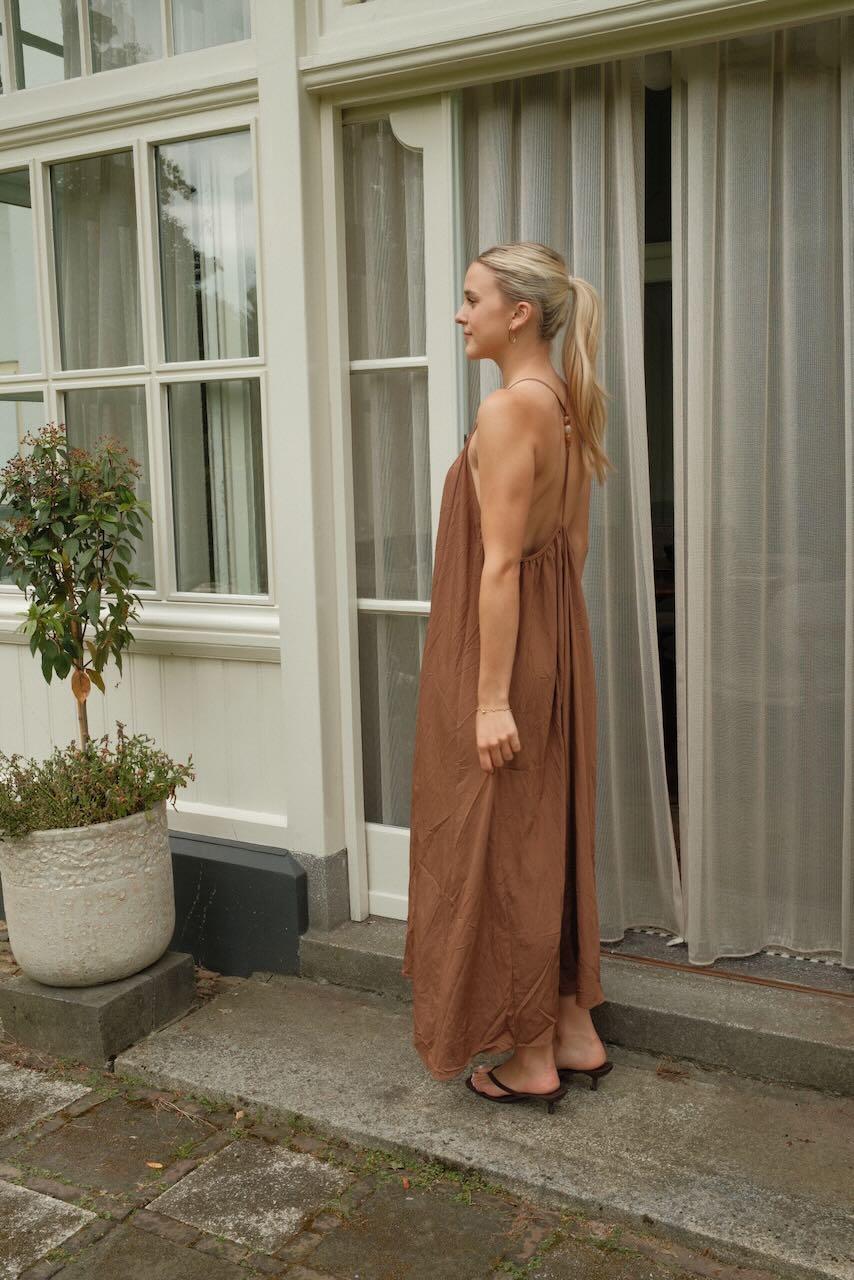 Jurk Freya Bruin