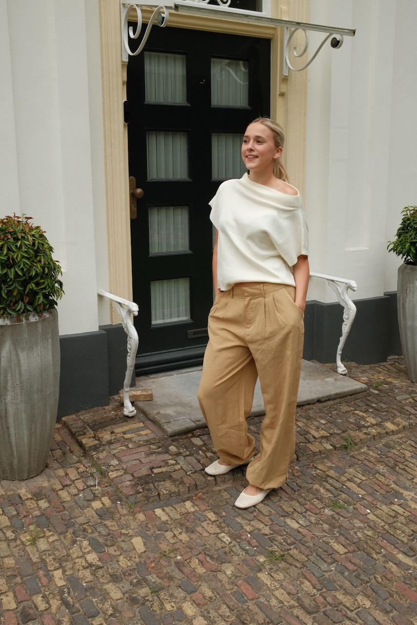 Broek Frankie Olijfgroen