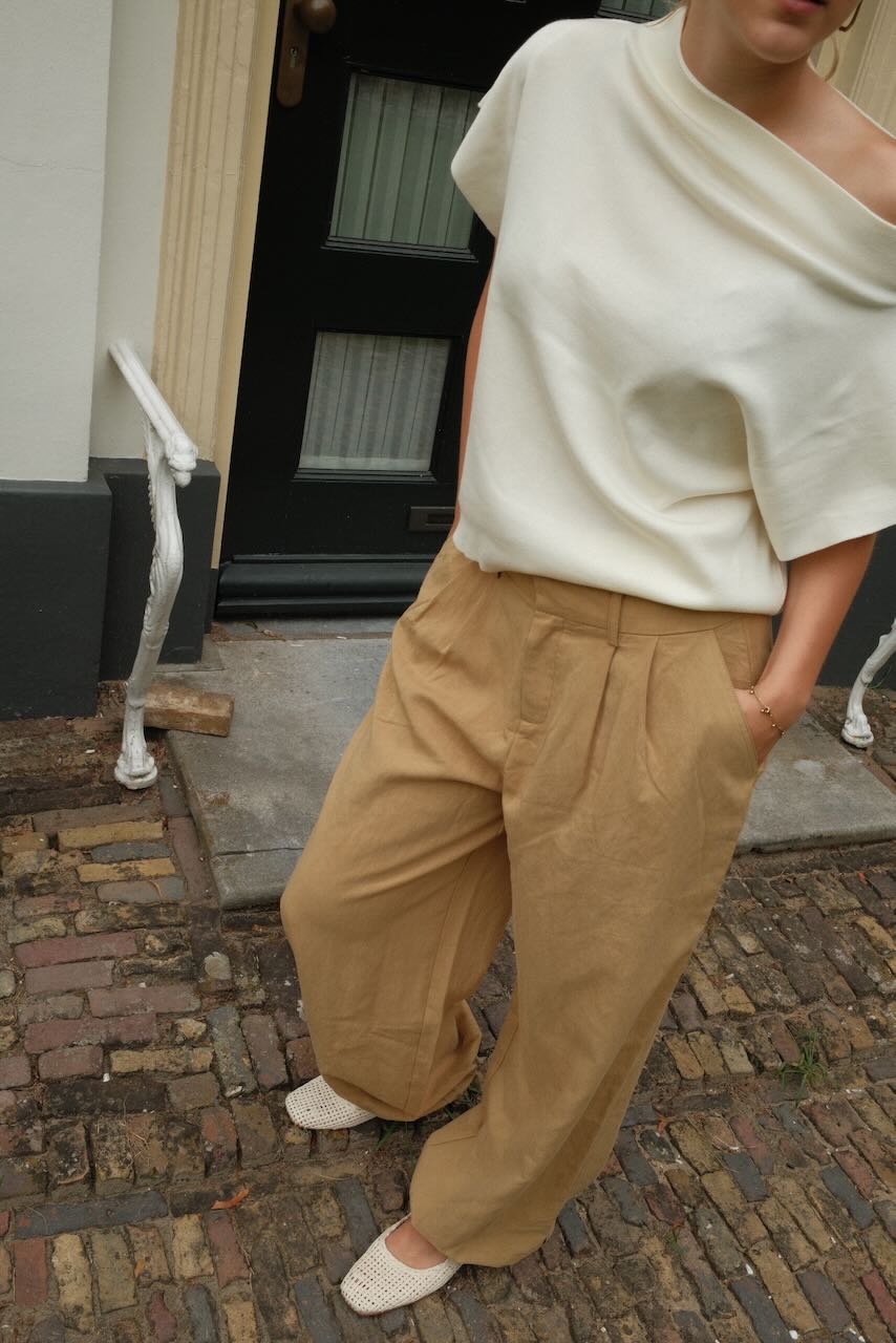 Broek Frankie Olijfgroen