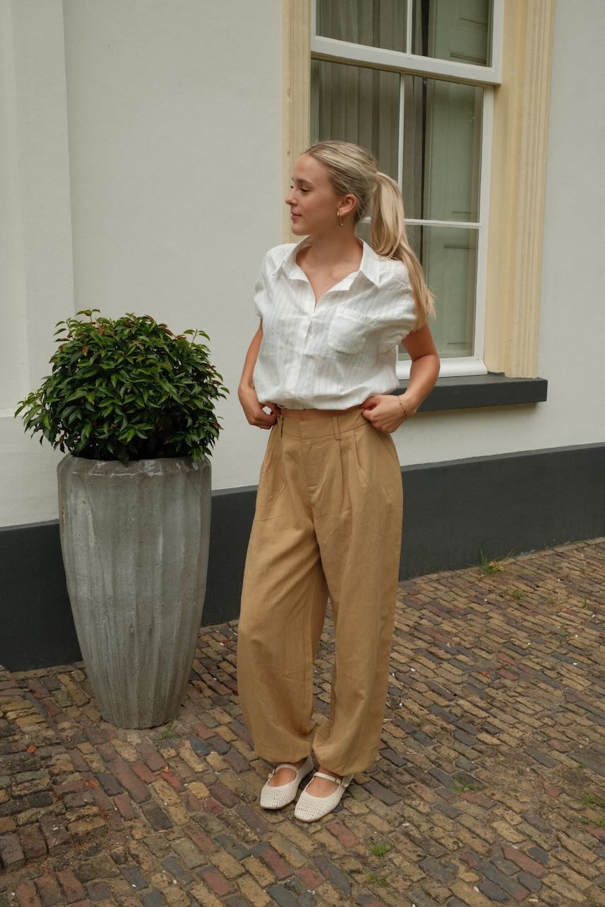 Broek Frankie Olijfgroen