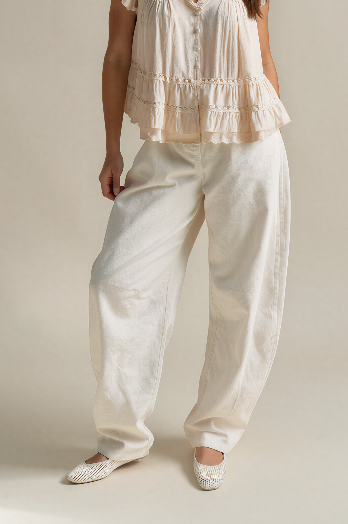 Broek Eline Creme